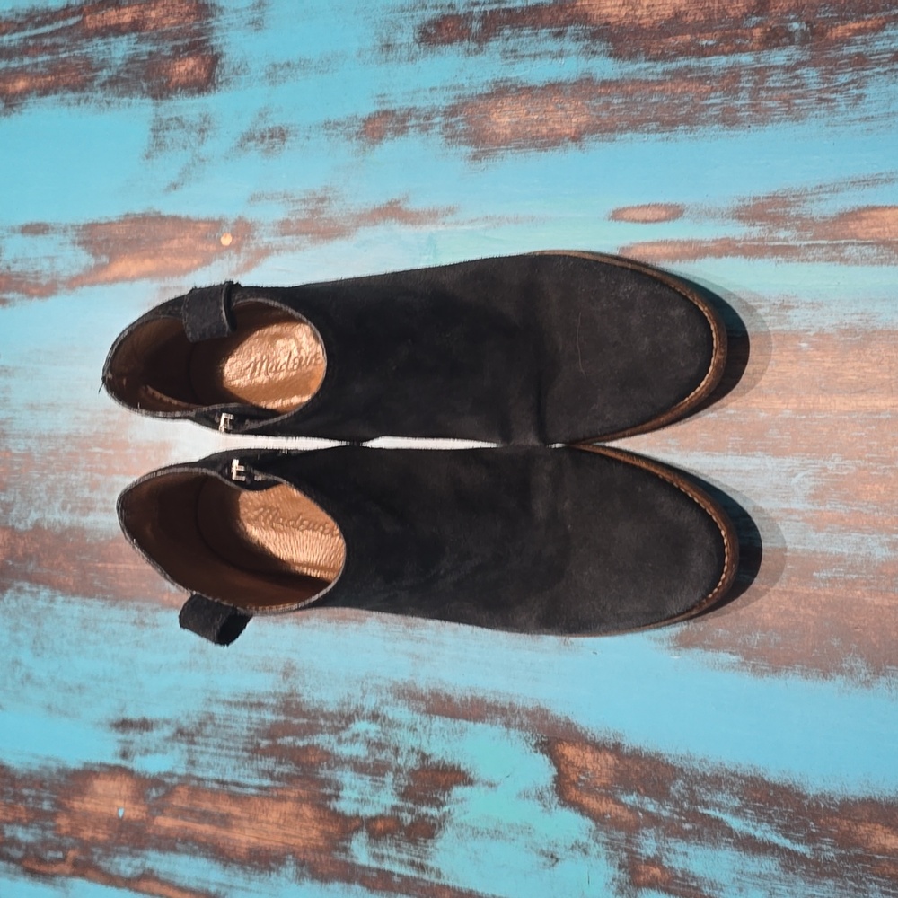 Madewell Suede Leather Booties